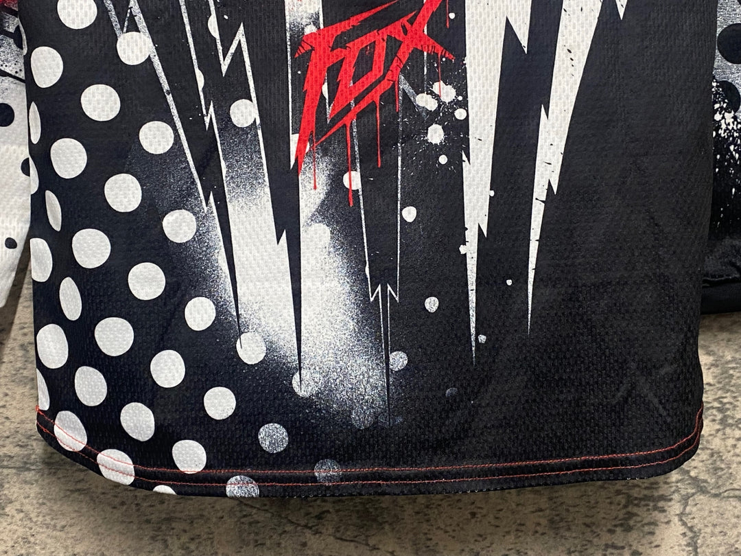 JV401 FOX 長袖 トレイルシャツ 黒 YM