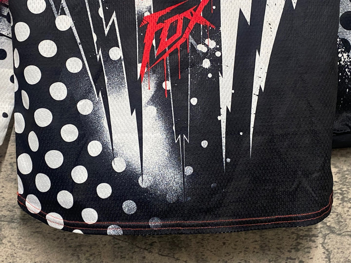 JV401 FOX 長袖 トレイルシャツ 黒 YM
