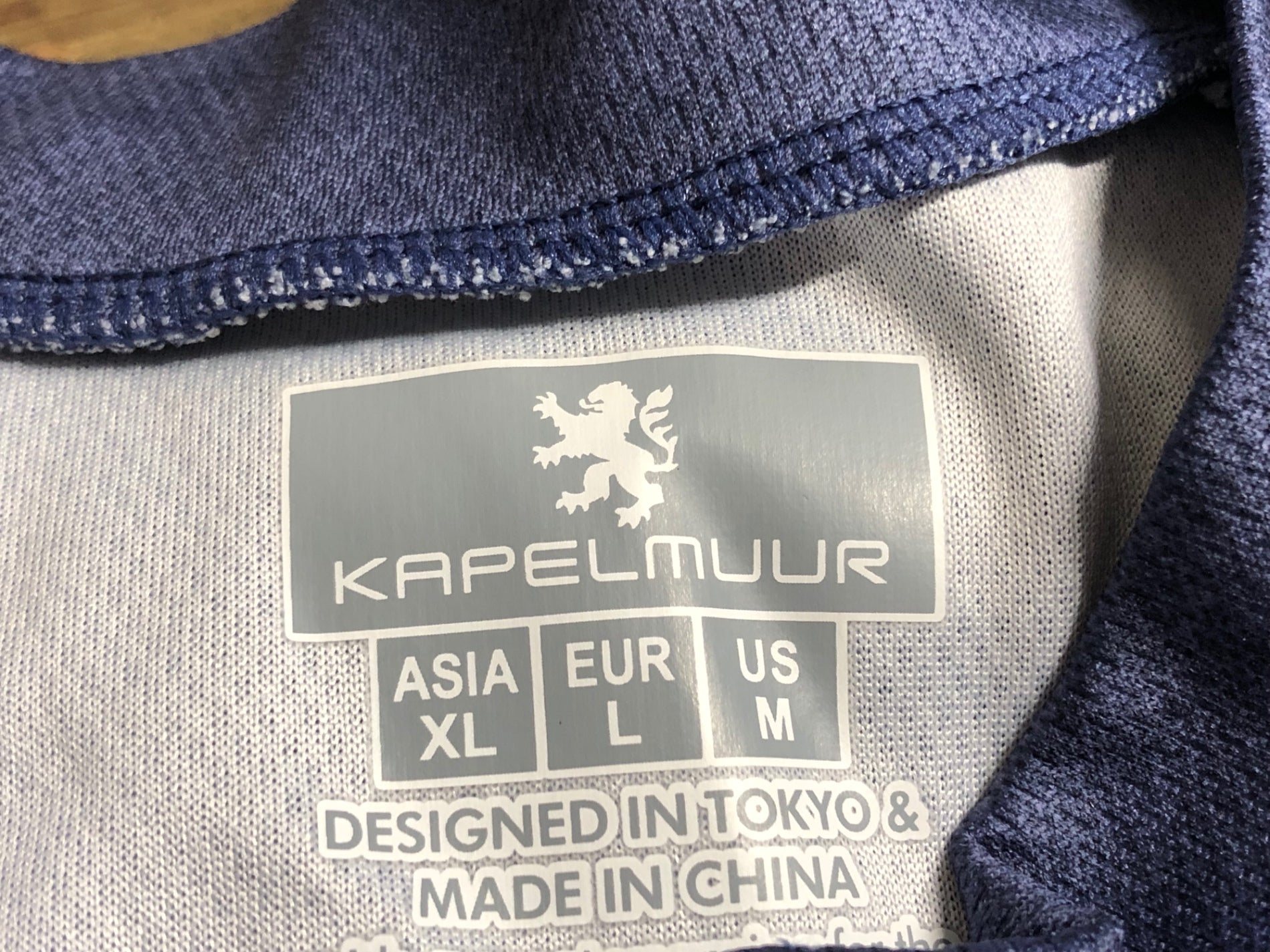 カペルミュール サイクルジャージ XL　◆未使用品 カペルミュール 冬用 サイクルジャージ