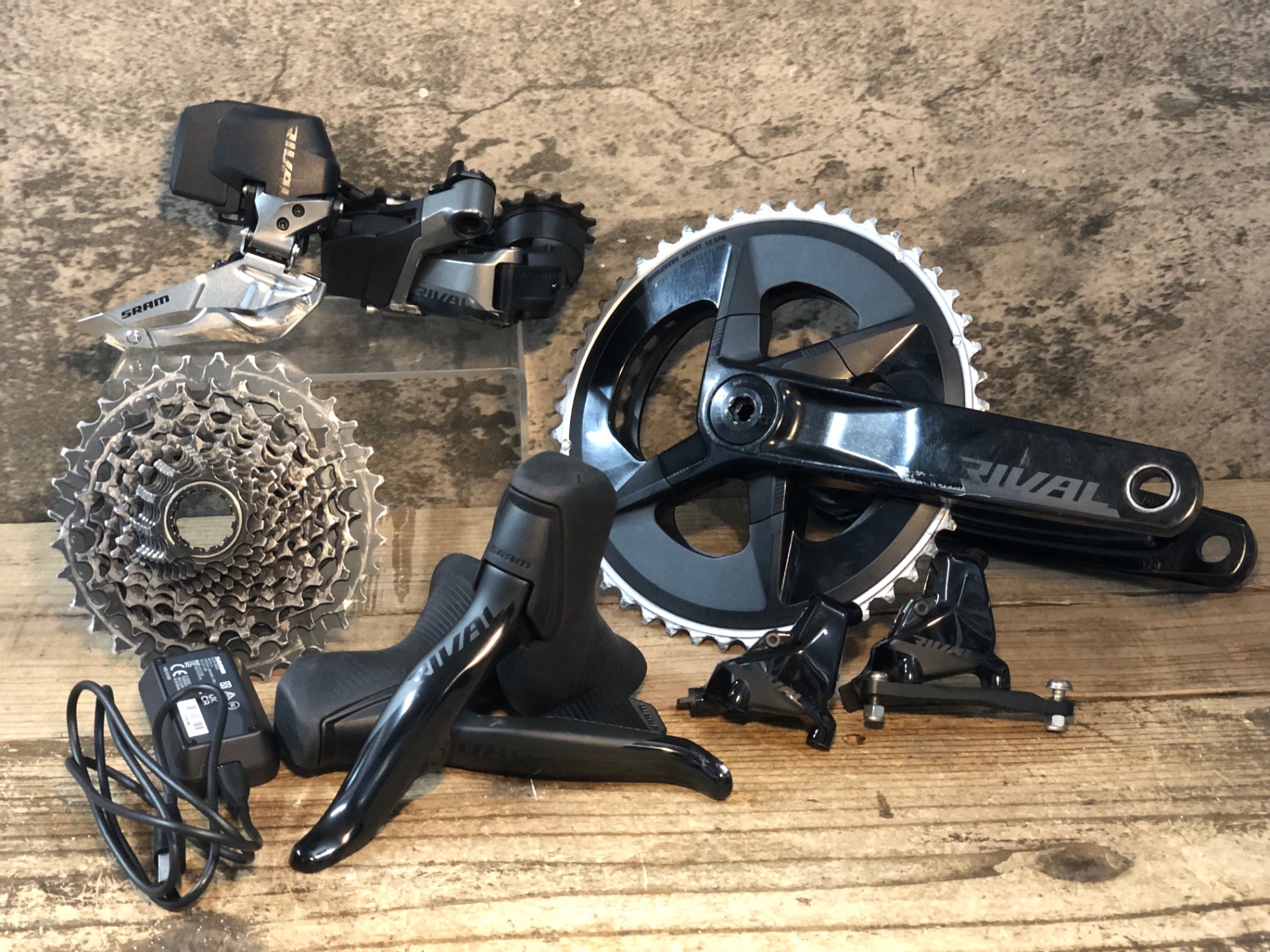 <新品> REVI 6点セット JN793 スラム SRAM ライバル RIVAL ETAP AXS D1 コンポセット 48/35T