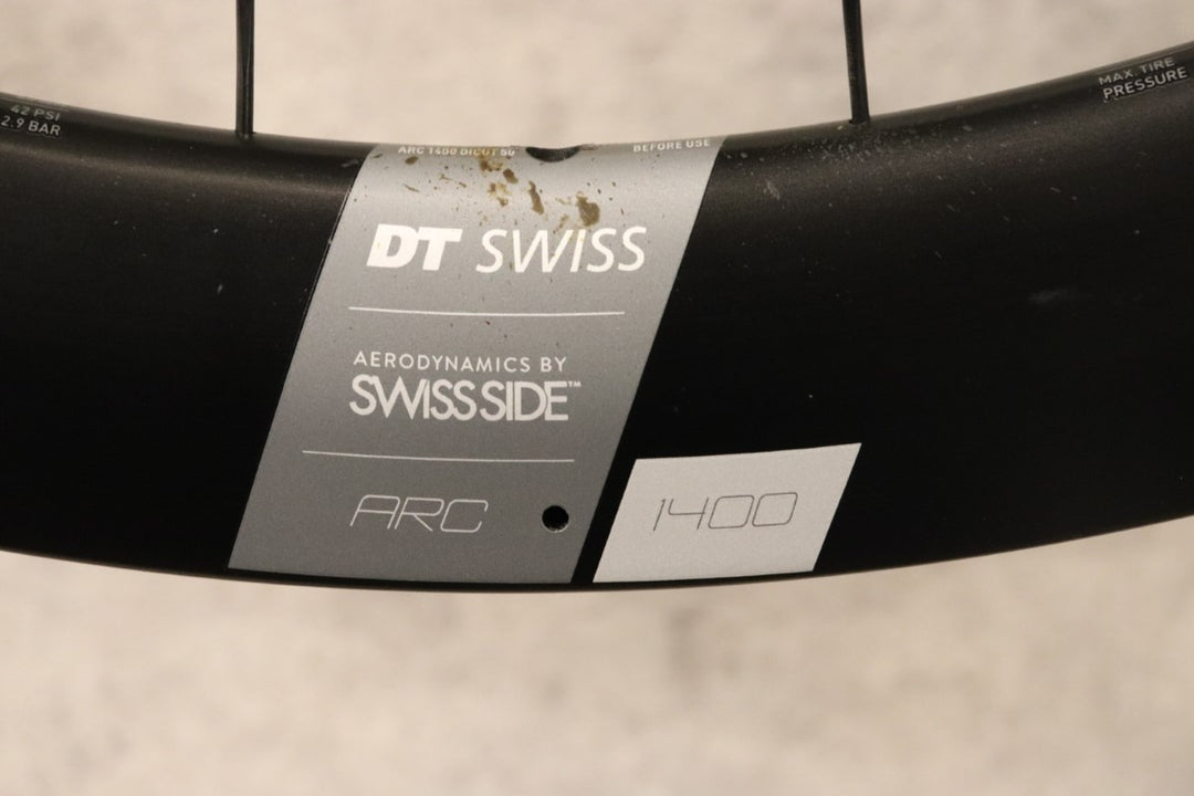 DT SWISS ARC1400 DICUT DB 50 カーボン チューブレスレディ ホイールセット シマノ 12/11S ワイドリム 【さいたま浦和店】