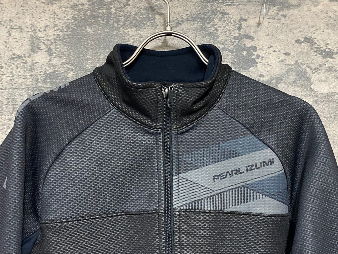 JJ423 パールイズミ PEARL iZUMi 長袖 サイクルジャケット 黒 TM 裏起毛