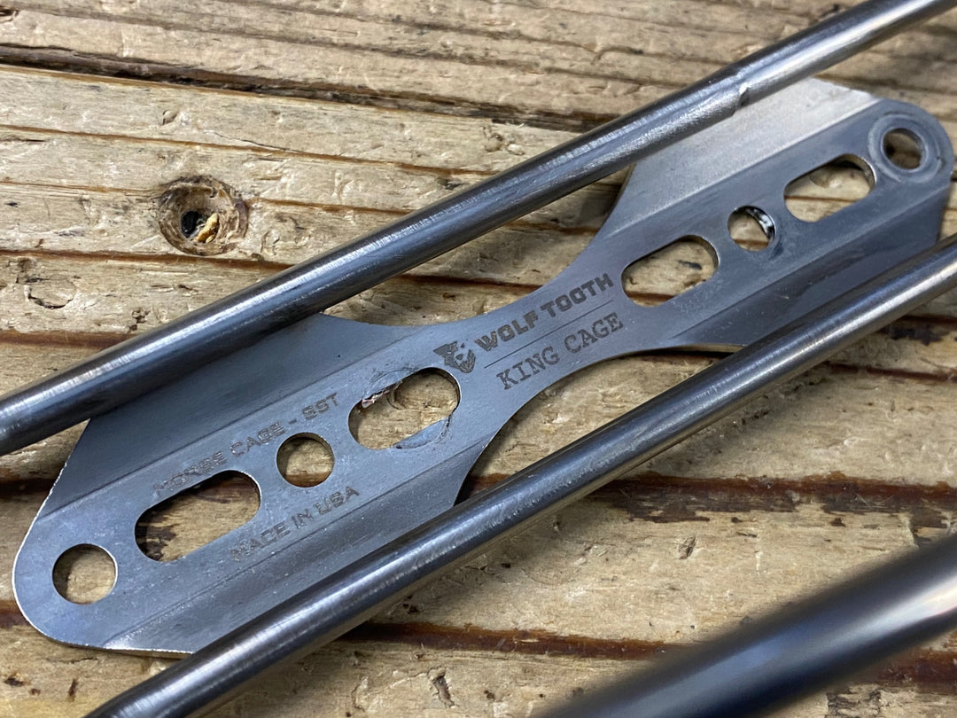 KM945 ウルフトゥース WOLF TOOTH キングケージ KING CAGE MORSE CAGE チタン 2個セット