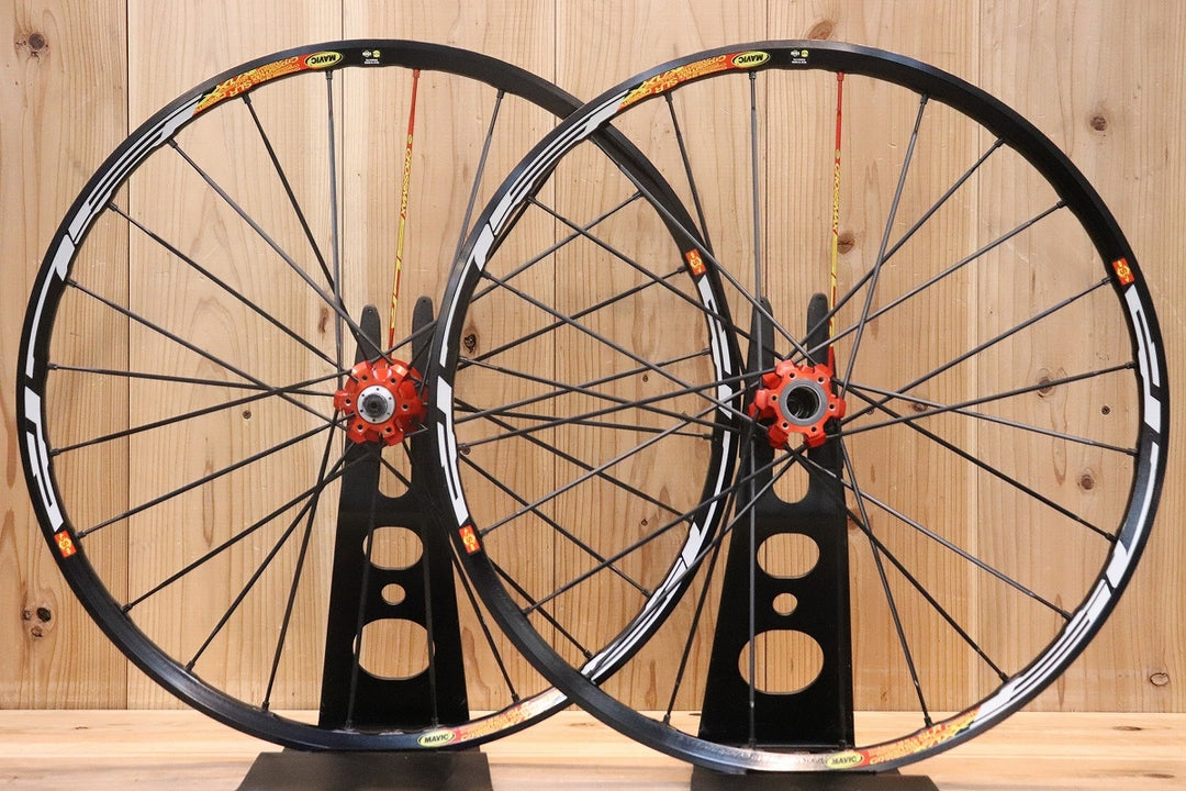 マヴィック MAVIC クロスマックス CROSSMAX SLR アルミ チューブレスレディ ホイールセット シマノ 11S/12S 26インチ LEFTY専用 【芦屋店】