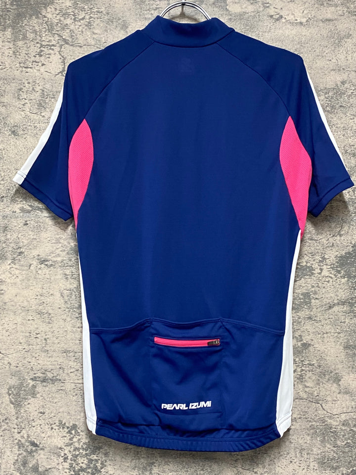 KJ203 パールイズミ PEARL iZUMi 半袖 サイクルジャージ L 紺