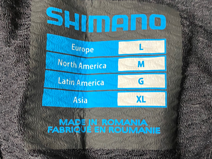 JT814 シマノ SHIMANO ビブタイツ 黒 XL 裏起毛