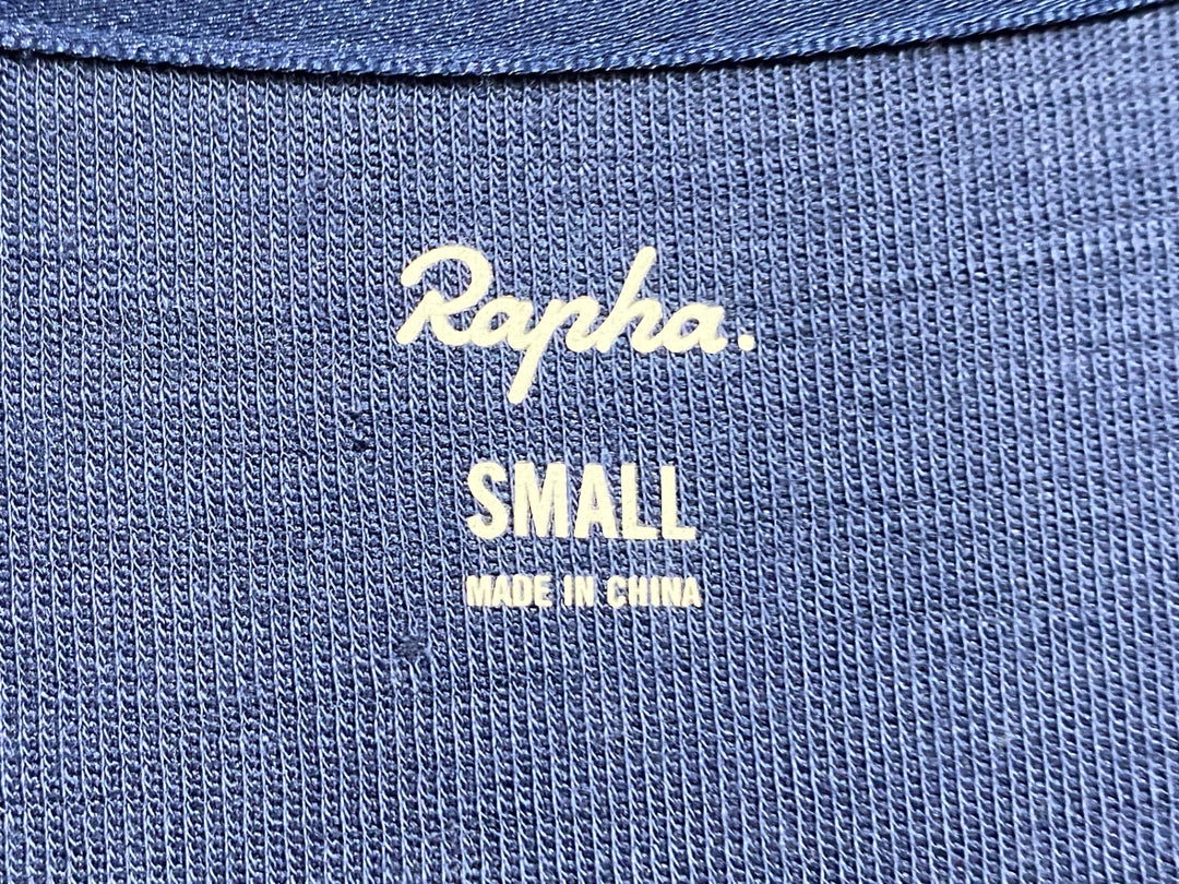 JS466 ラファ Rapha CHECK JERSEY 半袖 サイクルジャージ 濃紺 S
