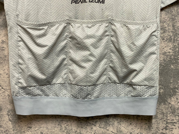 JO334 パールイズミ PEARL iZUMi PICC 半袖 サイクルジャージ グレー L