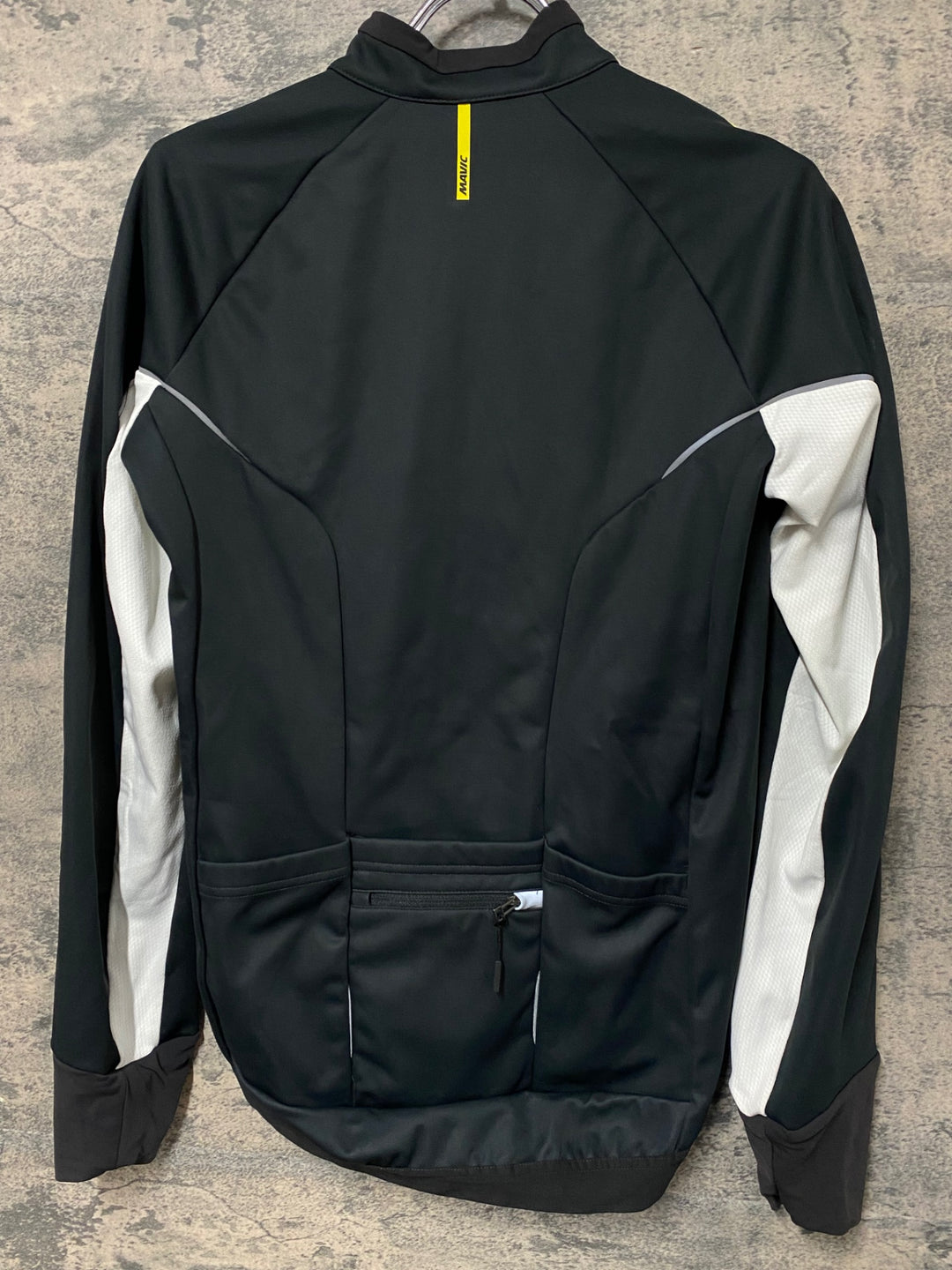 KH356 マヴィック MAVIC COSMIC PRO JACKET 長袖 サイクルジャケット 白/黒 M