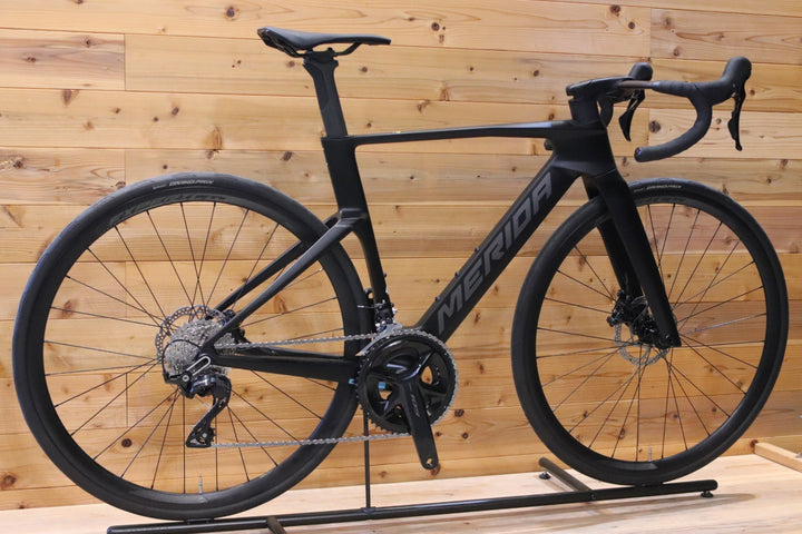 【第5世代新型 状態良好】 メリダ MERIDA リアクト REACTO 4000 DISC 2027 50(XS)サイズ シマノ 105 R7120 12S カーボン ロードバイク 【広島店】