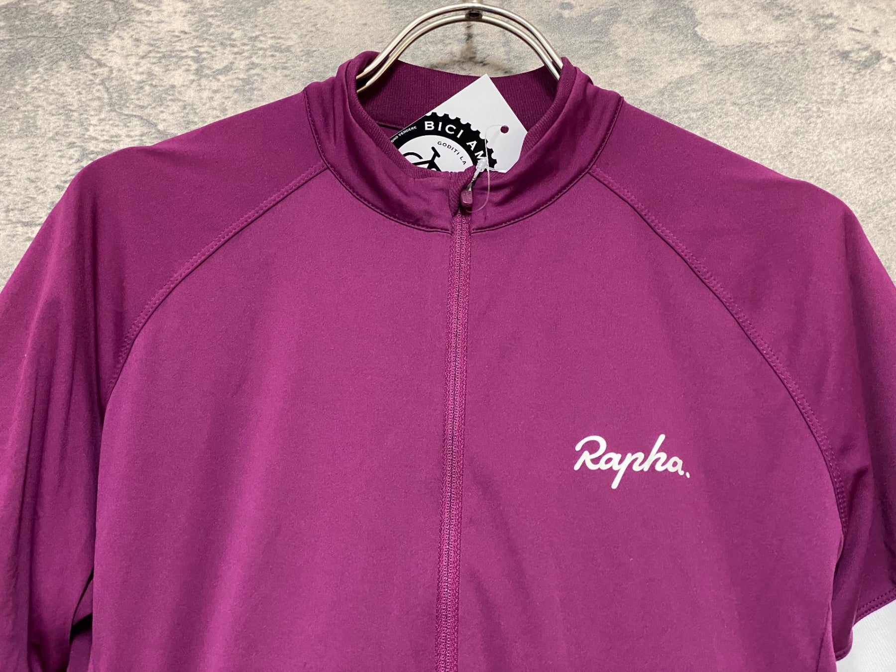 JQ775 ラファ Rapha CORE JERSEY 半袖 サイクルジャージ 紫 M – BICI