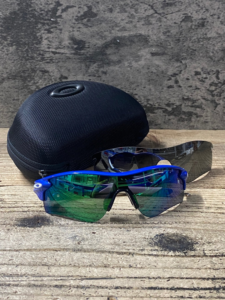 KD403 オークリー OAKLEY RADAR LOCK サングラス アイウェア 青白 PRIZM