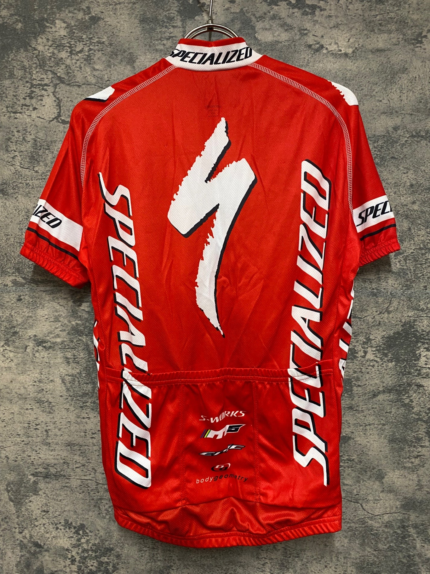 JM913 スペシャライズド SPECIALIZED 半袖 サイクルジャージ 赤 S