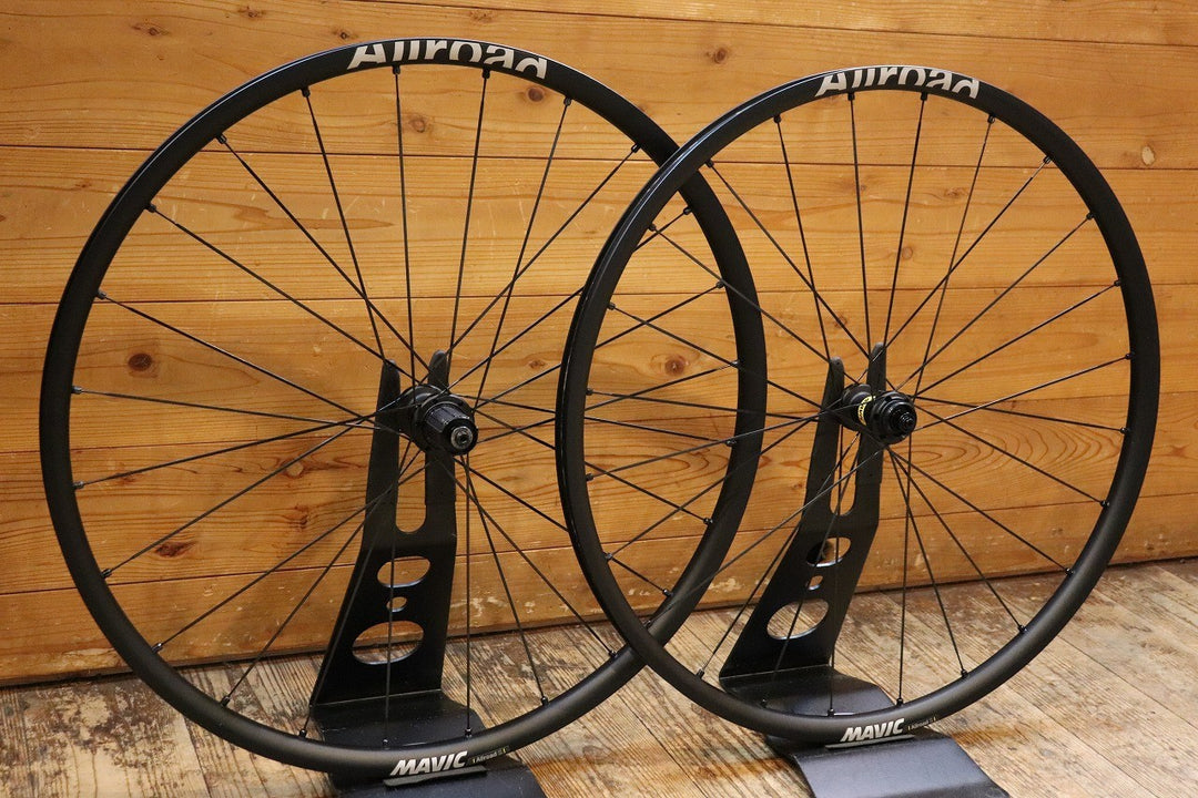 マヴィック MAVIC オールロード ALLROAD S DISC QR仕様 アルミ チューブレスレディ シマノ 12/11S ホイールセット【芦屋店】