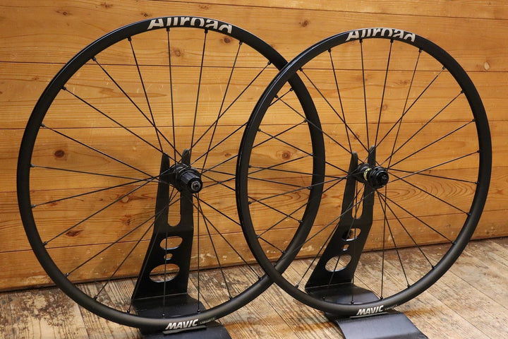 マヴィック MAVIC オールロード ALLROAD S DISC QR仕様 アルミ チューブレスレディ シマノ 12/11S ホイールセット【芦屋店】