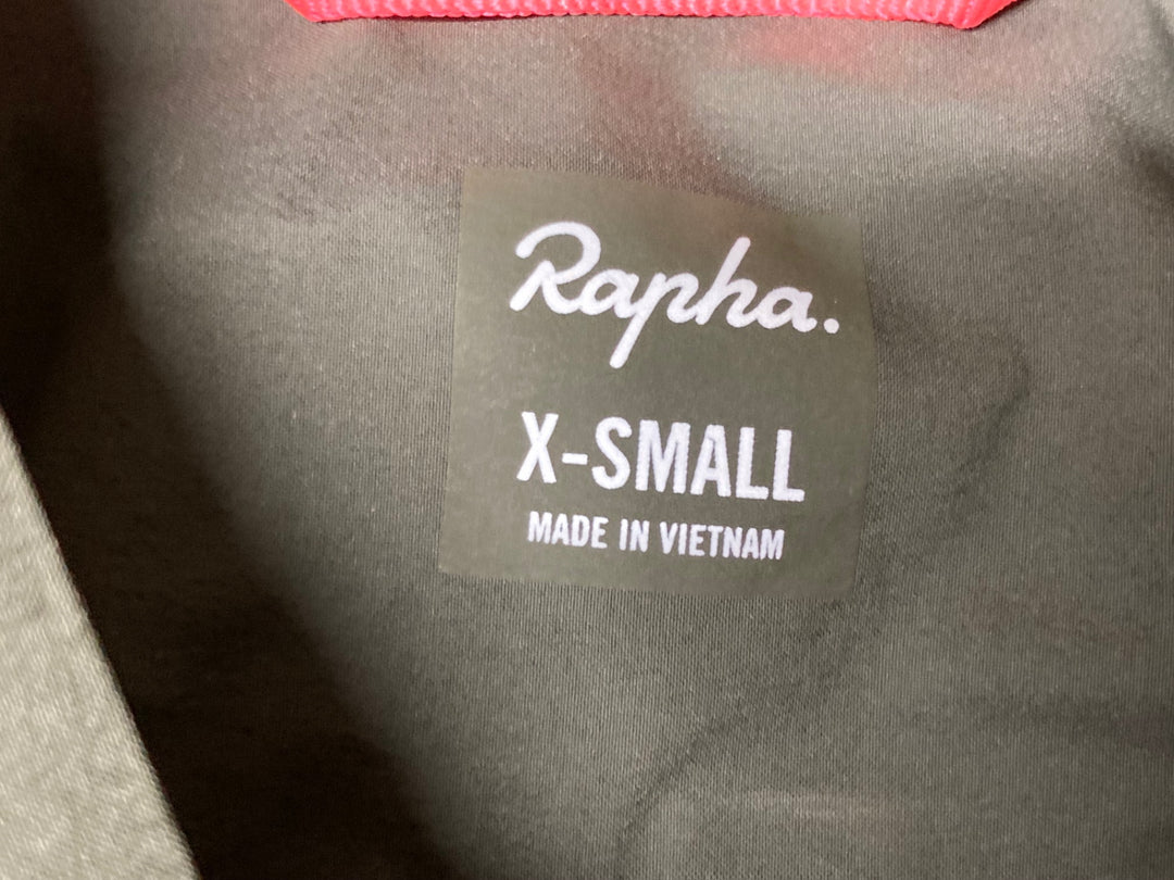 JW707 ラファ Rapha CHECK CLASSIC WIND JACKET 長袖 ウィンドブレーカー 黒 カーキ XS