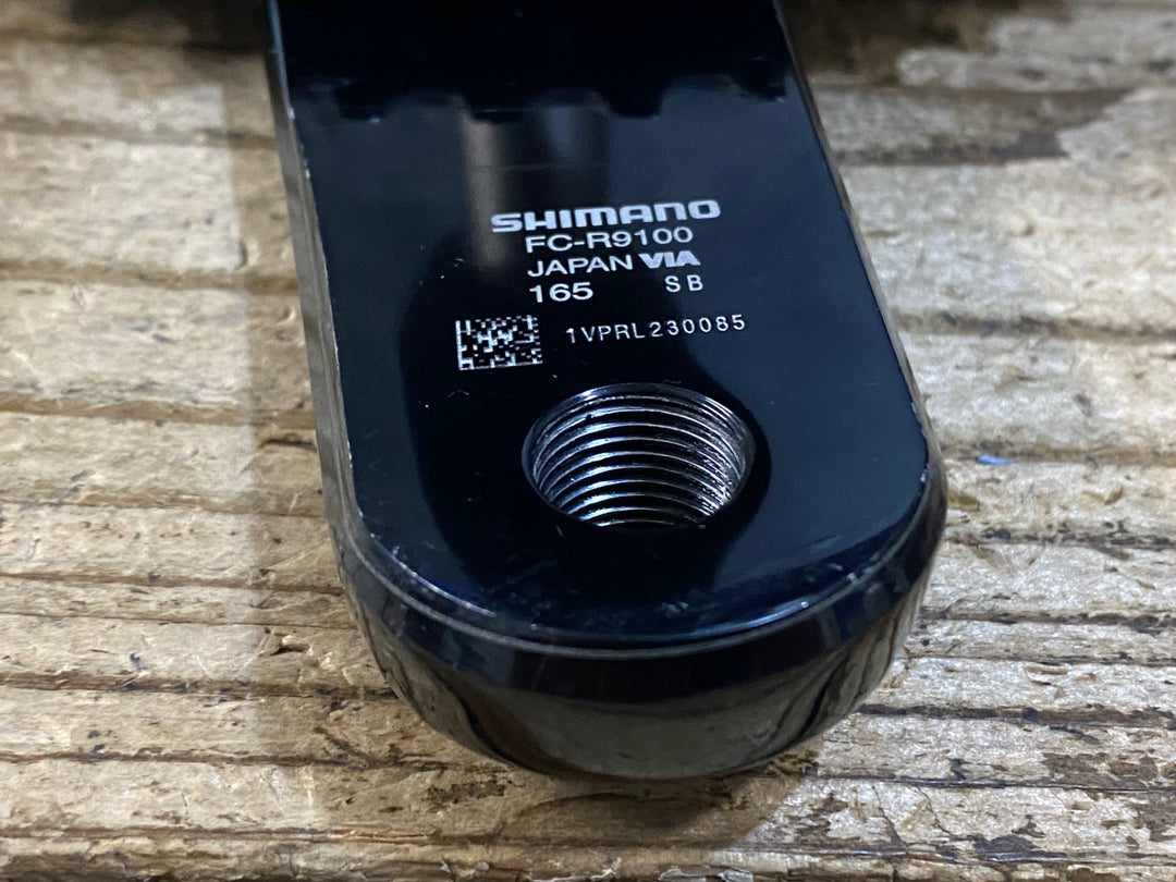 KH023 シマノ SHIMANO デュラエース DURA-ACE FC-R9100 クランクセット165mm 52/36T 4iiiiパワーメーター