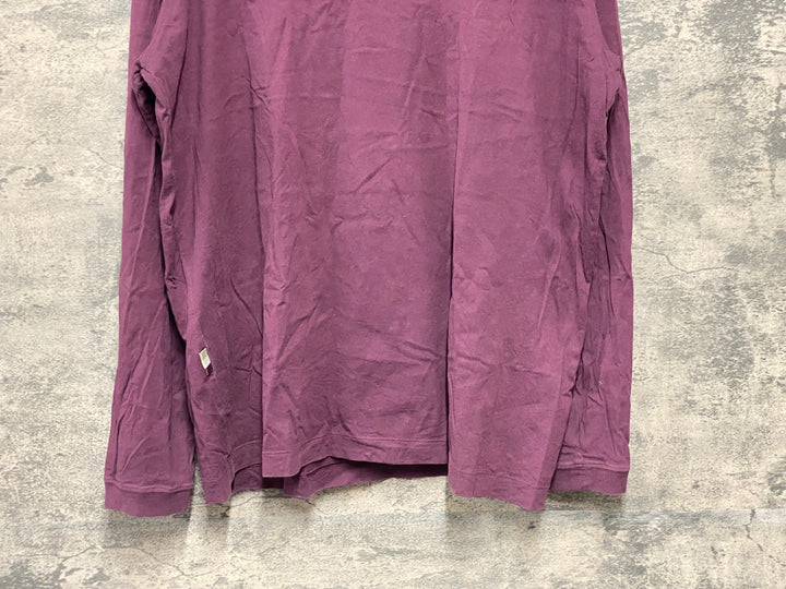 KG223 ラファ Rapha LOGO LONG SLEEVE T-SHIRT 長袖 Tシャツ バーガンディ XL