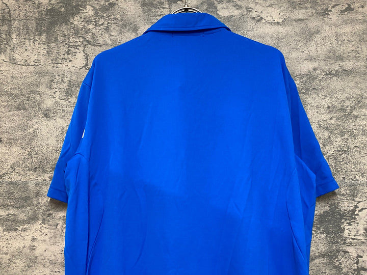 JO222 ルコックスポルティフ le coq sportif 半袖 ポロシャツ 青 LL
