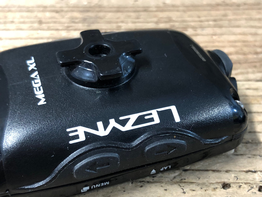 KB185 レザイン LEZYNE MEGA XL GPS サイクルコンピューター ※ゴムマウント付属、起動確認済