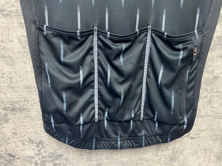 JU143 dhb 半袖サイクルジャージ 紺 S 黒