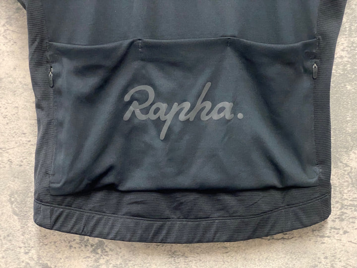 KG559 ラファ Rapha MEN'S BREVET LIGHTWEIGHT JERSEY 半袖 サイクルジャージ 黒 M