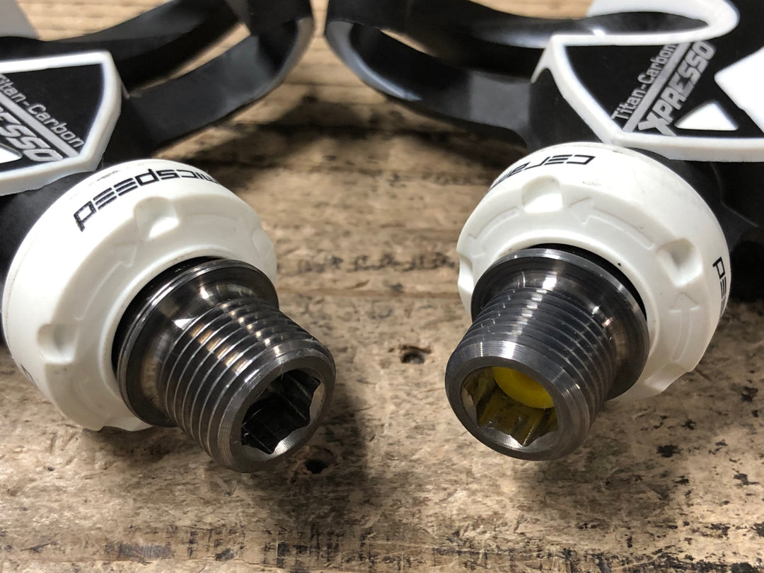 JS366 タイム TIME XPRESSO 15 Titan Carbon ceramicspeed ビンディングペダル 黒 白