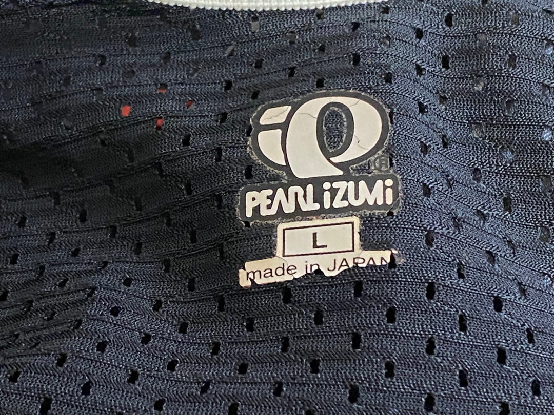 JV346 パールイズミ PEARL iZUMi ビブタイツ 黒白 L 裏起毛