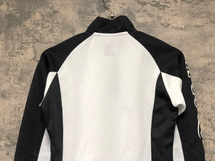 KJ899 ルコックスポルティフ le coq sportif 長袖 サイクルジャージ 白 黒 S
