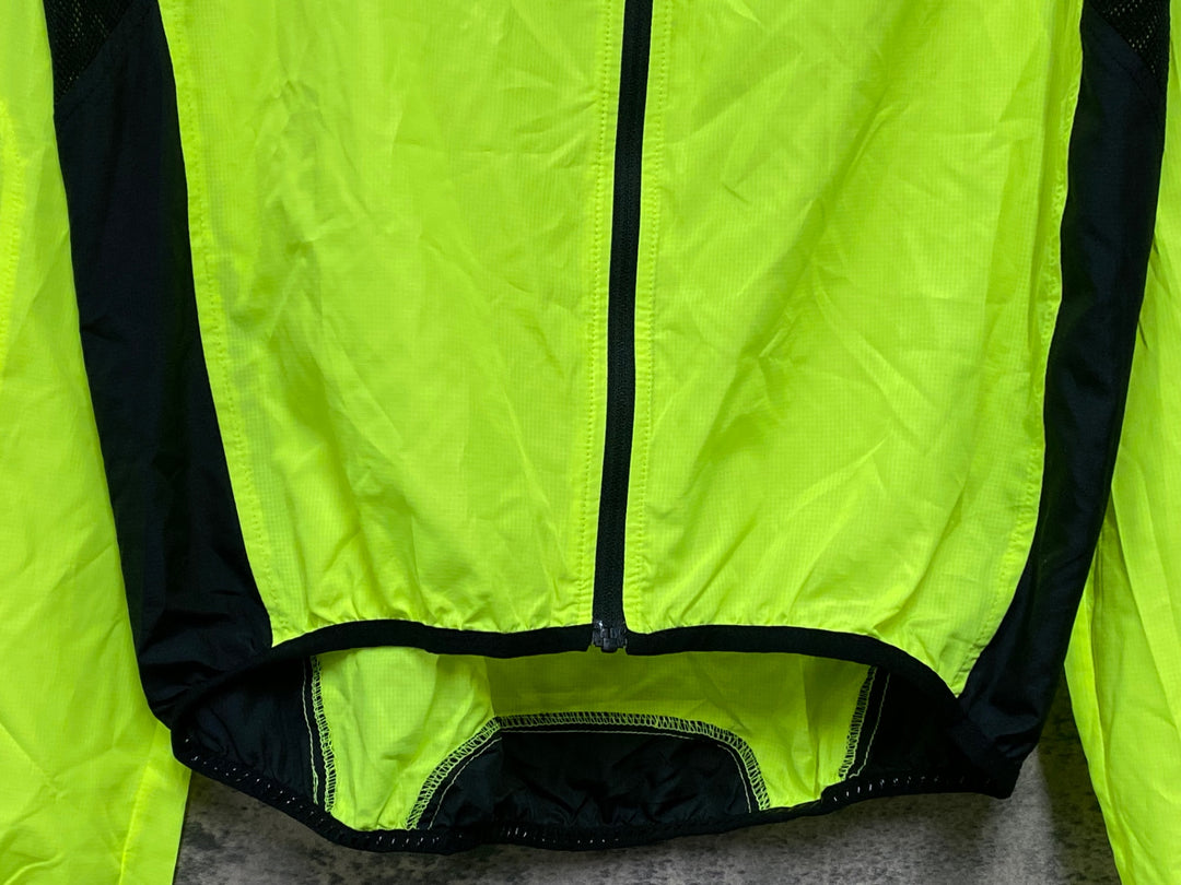 JS543 ボントレガー BONTRAGER RACE WINDSHELL JACKET 長袖 ウインドブレイカー 黃 USA:S EU:M