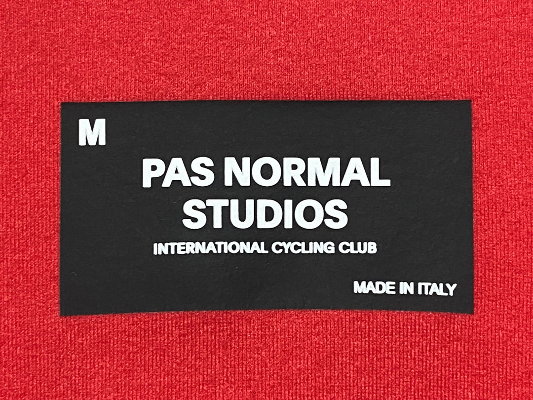 JY478 パスノーマルスタジオ PAS NORMAL STUDIOS Mechanism Long Sleeve Jersey 長袖 サイクルジャージ レッド M