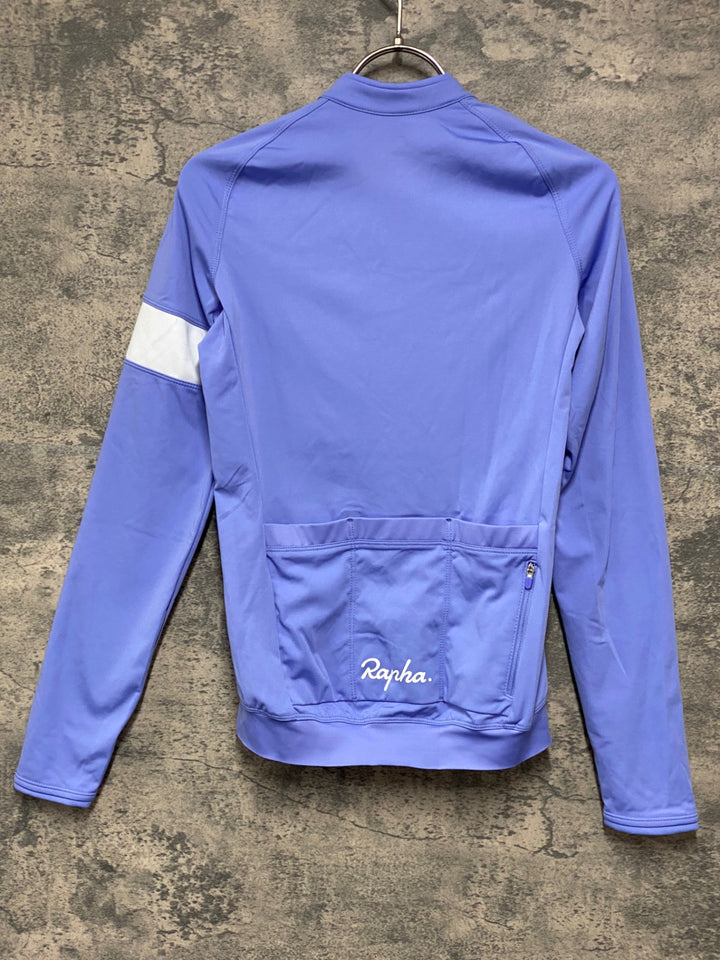 KI138 ラファ Rapha WOMEN'S CORE LONG SLEEVE JERSEY 長袖 サイクルジャージ 紫 XXS