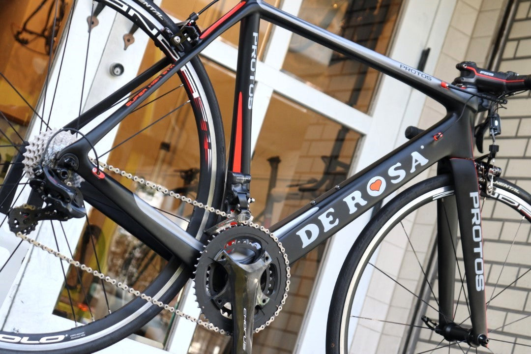 デローザ DE ROSA プロトス PROTOS 2013モデル 52.5サイズ カンパ スーパーレコード EPS 12S カーボン ロードバイク ZONDA 【横浜店】