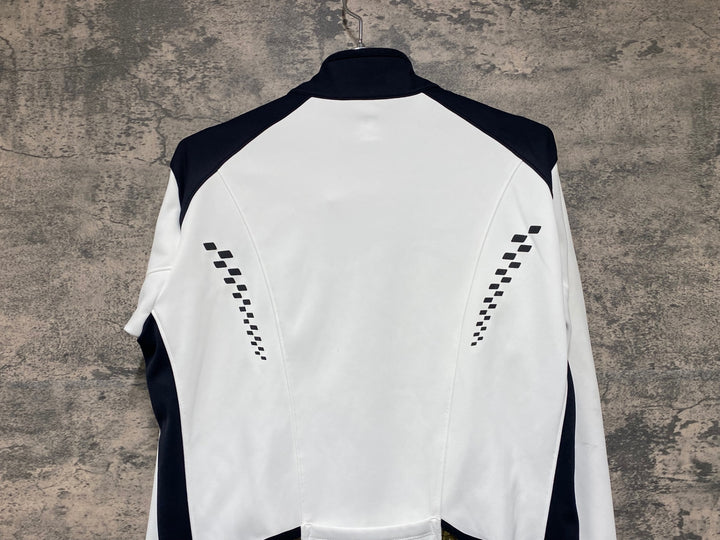 JV319 パールイズミ PEARL iZUMi 長袖サイクルジャージ 白黒 M 裏起毛 THERMODRESS NEO