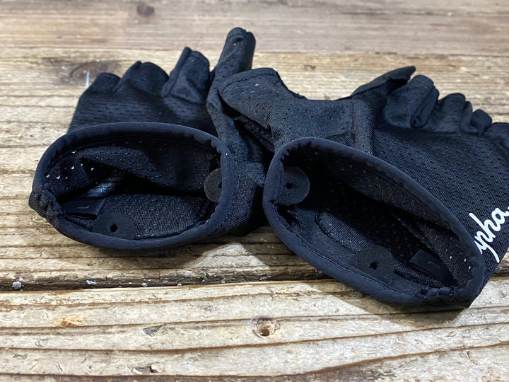 KG341 ラファ Rapha CORE MITTS 指切り グローブ 黒 L