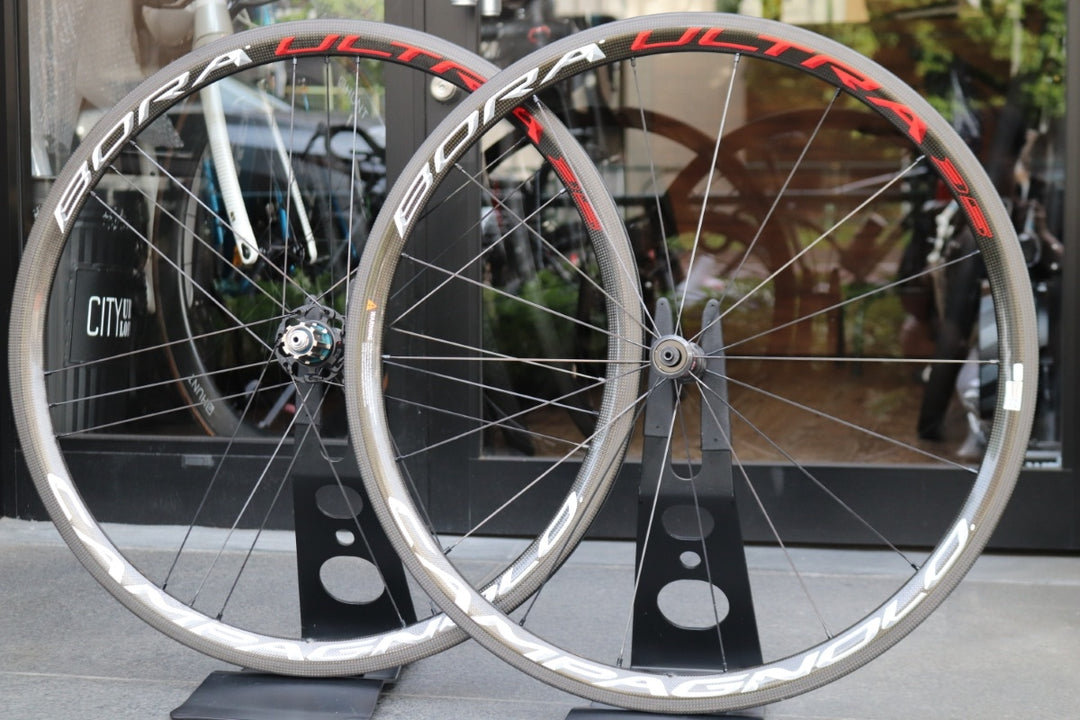 カンパニョーロ CAMPAGNOLO ボーラ BORA ULTRA 35 カーボン クリンチャー ホイールセット カンパ12/11S 17C 【東京南麻布店】