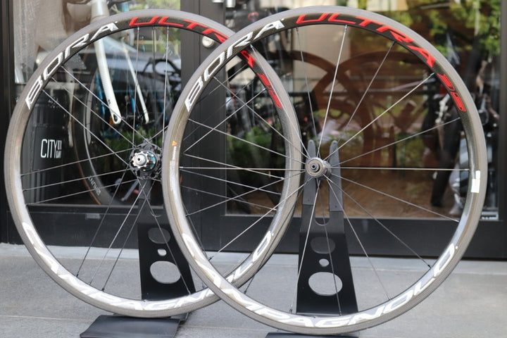 カンパニョーロ CAMPAGNOLO ボーラ BORA ULTRA 35 カーボン クリンチャー ホイールセット カンパ12/11S 17C 【東京南麻布店】