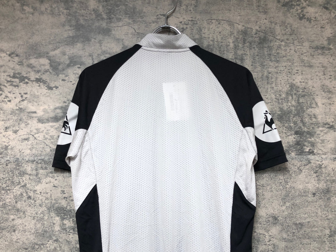 JW275 ルコックスポルティフ le coq sportif 半袖 サイクルジャージ 黒 O