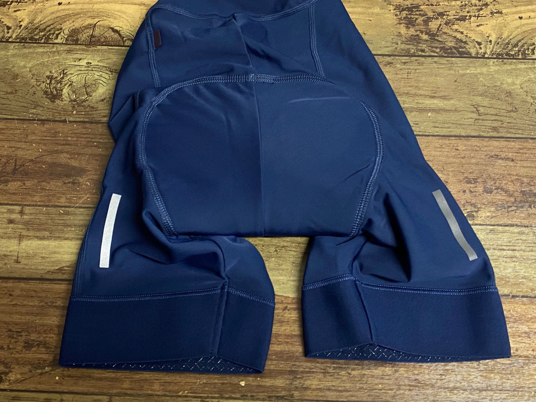 JY527 パスノーマルスタジオ PAS NORMAL STUDIOS Essential Thermal Bibs ビブショーツ ネイビー レディース S 裏起毛