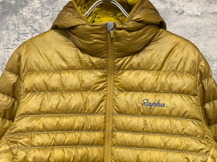 JY604 ラファ Rapha EXPLORE DOWN JACKET 長袖 ジャケット 茶 M 中綿 ダウン