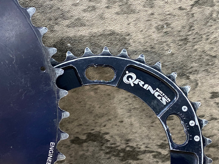 KL560 ローター ROTOR QRINGS チェーンリング 52/36T BCD110 4アーム