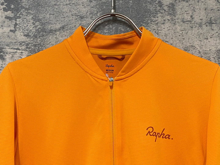 JZ133 ラファ Rapha CLASSIC FLYWEIGHT JERSEY 半袖 サイクルジャージ オレンジ M