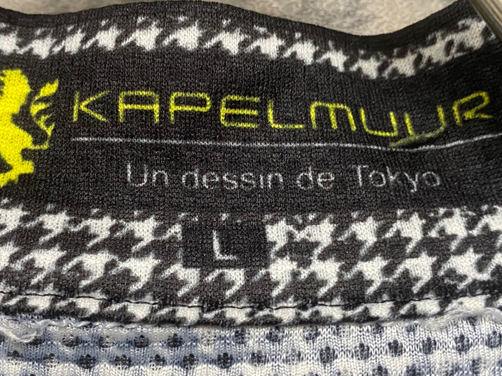 KG555 カペルミュール KAPELMUUR 半袖 サイクルジャージ 白黒 L