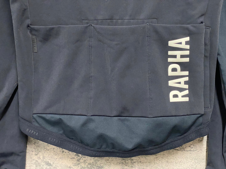 JT511 ラファ Rapha PRO TEAM TRAINING JACKET 長袖サイクルジャケット 黒 M 裏起毛