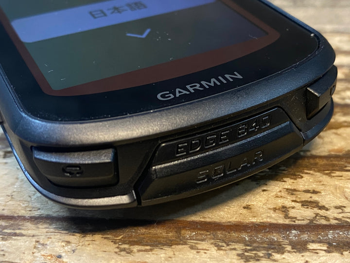 JW541 ガーミン GARMIN EDGE 840 SOLAR サイクルコンピューター