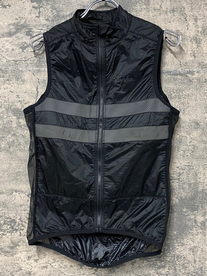 KF614 ラファ Rapha BREVET INSULATED GILET サイクルベスト ジレ 黒 S