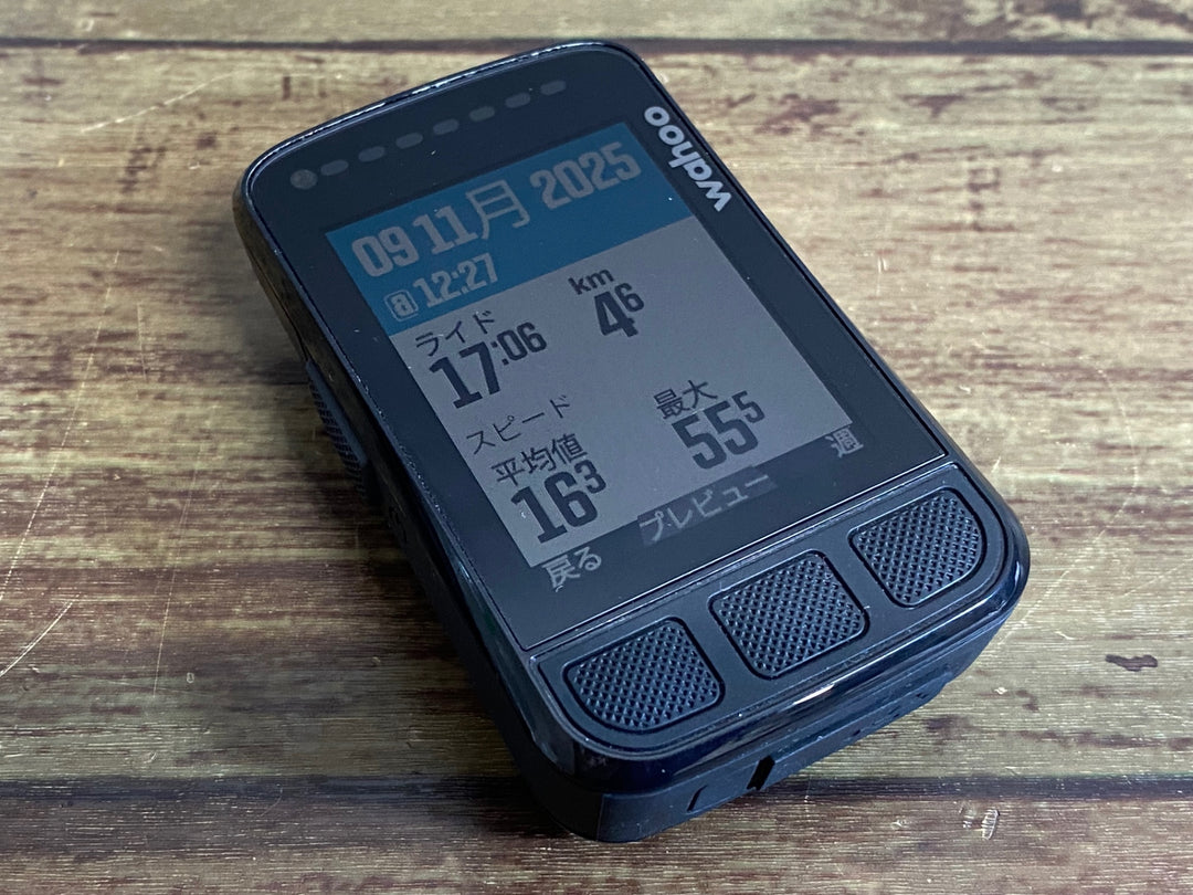 JO717 ワフー Wahoo エレメント ボルト ELEMNT BOLT WFCC5 V2 サイクルコンピューター 起動確認済