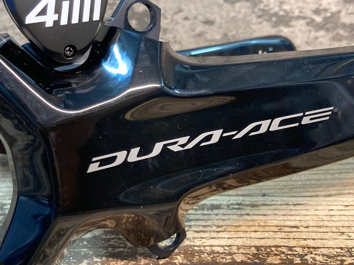 IZ387 シマノ SHIMANO デュラエース DURA-ACE FC-R9200 クランクアームセット 172.5mm 4iiii パワーメーター付き ペアリング確認済