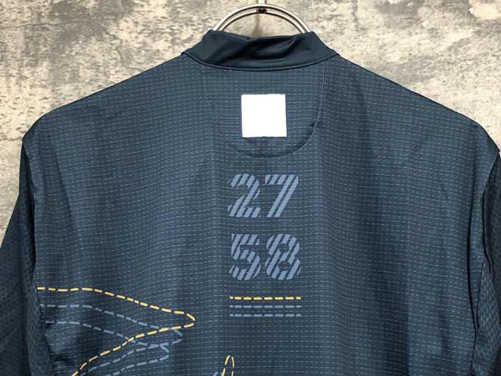 JK240 カステリ CASTELLI STELVIO JERSEY GIRO D ITALIA 半袖 サイクルジャージ 紺 S