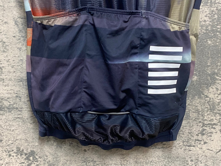KR261 ラファ Rapha PT AERO JERSEY 半袖 サイクルジャージ 紺 M